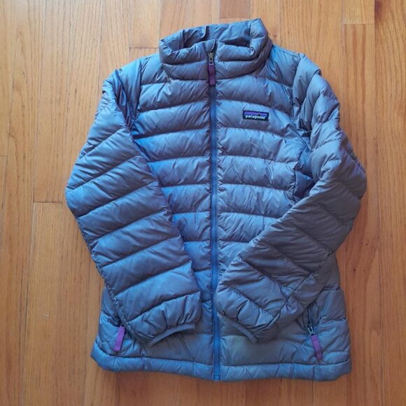 Patagonia Down Sweater Girls size L 12 - Picture 1 of 8